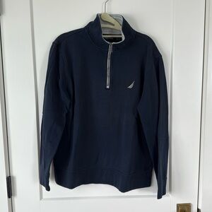 Men’s Nautica quarter zip in navy